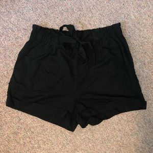 Black Paper-bag Shorts 8